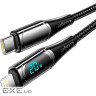 Дата кабель USB-C to Lightning 1.0m 20W Digital Display black Essager (EXCTL-YD01)