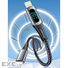 Дата кабель USB-C to Lightning 1.0m 20W Digital Display black Essager (EXCTL-YD01)