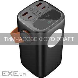 Акумулятор портативний літій-іонний Power Bank 2E 40000мА год, 65Вт, PD, QC, чорни (2E-PB4002-BLACK)