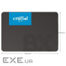 Твердотільний накопичувач SSD 2.5" Crucial BX500 2TB SATA 3D TLC (CT2000BX500SSD1)