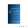 Кабель HDMI M-M,20.0 м, V2.1, Optical 8K 60Гц 48Gbps Dolby 7.1 PVC Black Zinc Alloy Ventio (ALABQ)