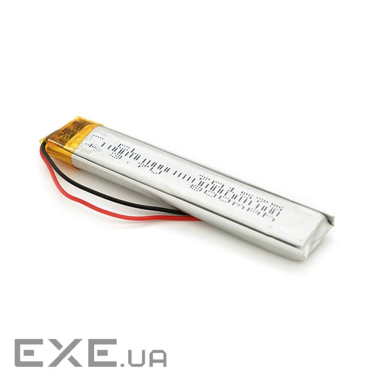 Літій-полімерний акумулятор 7*15*75mm (Li-ion 3.7В 800мА&middot,год) (701575) ) (701575)