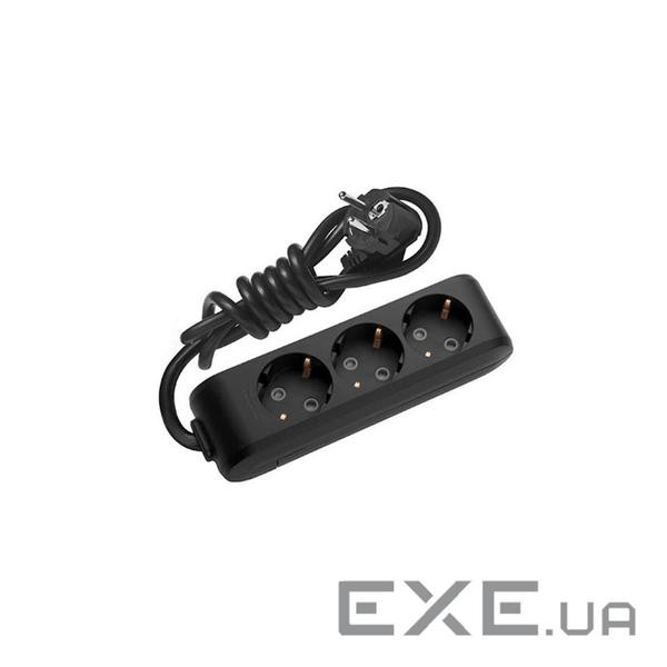 Сетевой удлинитель Panasonic X-tendia із заземленням 3 розетки, 3м (WLTB04332BL-UA) (WLTB04332BL-UA)