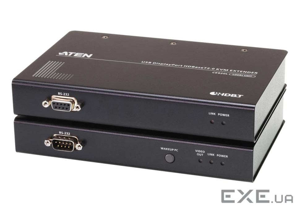 USB, DisplayPort КВМ-подовжувач, Cat 6 до 100 м, підтримка HDBaseT 2.0 (CE920-ATA-G)