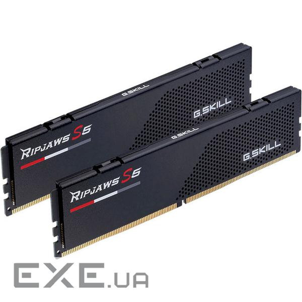 Модуль пам'яті G.SKILL Ripjaws S5 Matte Black DDR5 6000MHz 32GB Kit 2x16GB (F5-6000J3636F16GX2-RS5K)