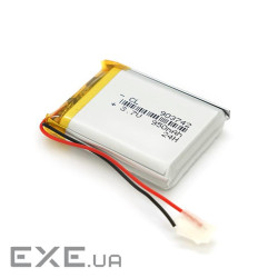 Літій-полімерний акумулятор 9*37*42mm (Li-ion 3.7В 950мА&middot,год) (903742) ) (903742)