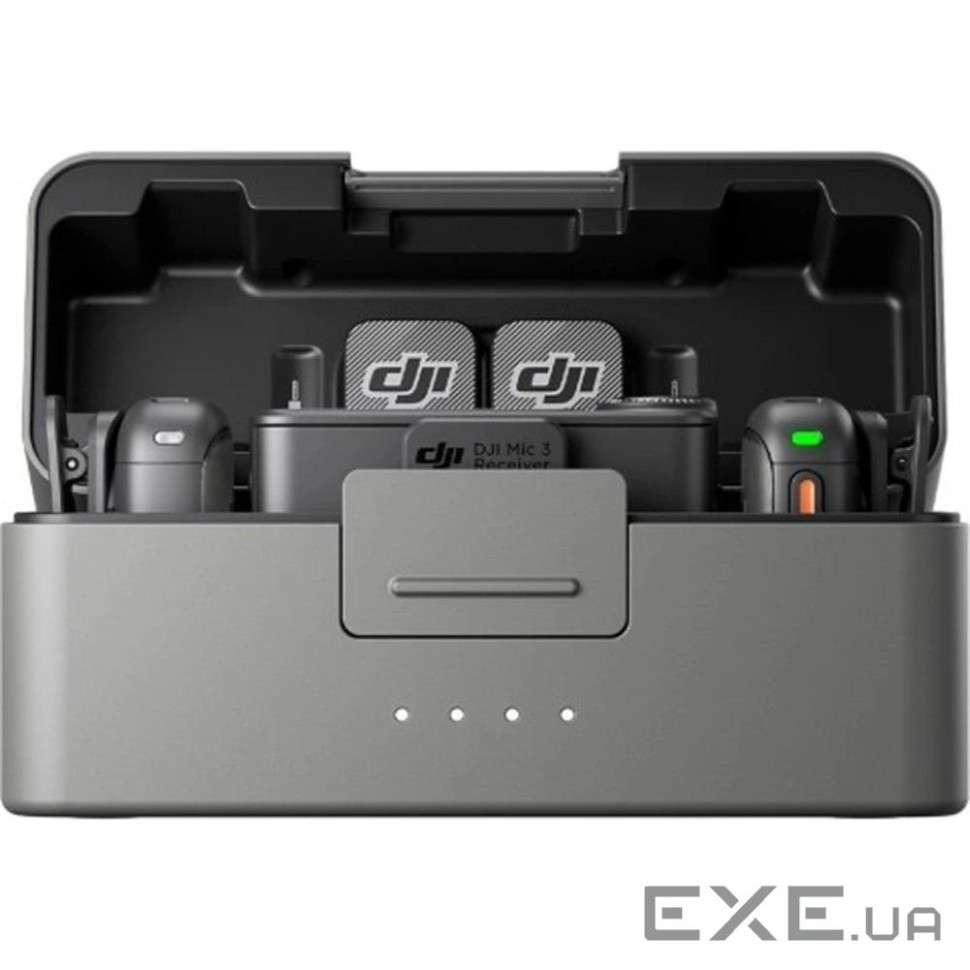 Мікрофон DJI DJI Mic 3 (2 TX + 1 RX + Charging Case) (CP.RN.00000480.01)