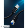 Кабель для принтера USB 3.0 AM/BM 2.0m US210 black Ugreen (10372) (10372_US210)