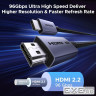 Кабель мультимедійний HDMI M to HDMI M 2.0m V2.2 16K60Hz 96Gbps braided black Ugreen (65900)