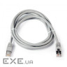 Патч корд PP6A-LSZHCU-10M, S / FTP, литий, 50u "штекер із засувкою, 10.0 м, сірий