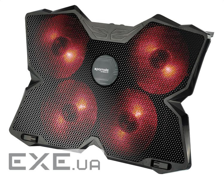 Охолоджувальна підставка для ноутбука Promate AirBase-3 Black (airbase-3.black)