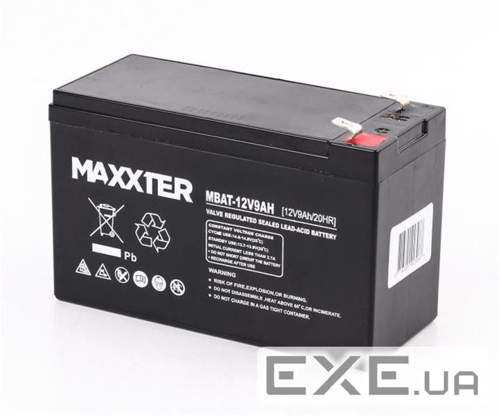 Акумуляторна батарея 12В 9 Aч (MBAT-12V9AH)