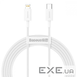 Кабель Baseus Superior Series Fast Charging Data Cable Type-C to iP PD 20W 2m White (CATLYS-C02)