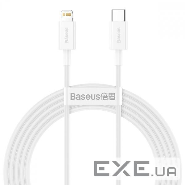 Кабель Baseus Superior Series Fast Charging Data Cable Type-C to iP PD 20W 2m White (CATLYS-C02)