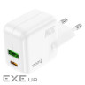 Зарядний пристрій HOCO C111A Lucky 1xUSB-C PD30W + 1xUSB QC3.0 White (6931474790866)