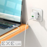 Зарядний пристрій HOCO C111A Lucky 1xUSB-C PD30W + 1xUSB QC3.0 White (6931474790866)
