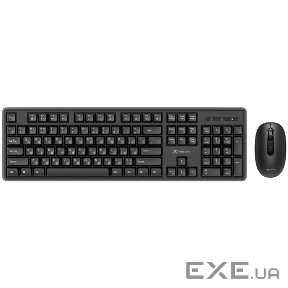 Комплект бездротової XTRIKE ME MK-307 UA Black (MK-307UA)