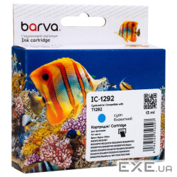 Картридж Barva Epson T1292 (C13T12924011/C13T12924012) 500ст, cyan (IC-1292)