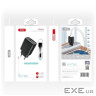Зарядний пристрій XO L54 2xUSB 12W + cable USB to Lightning black (XO-L57-LGHT-BK)