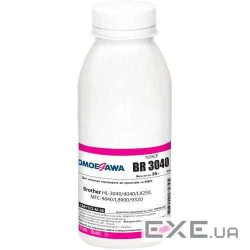 Тонер Brother HL-3040/4040/L8250, MFC-9840/L8900/9320, 35г Magenta Tomoegawa (CBR11V2-M-35)