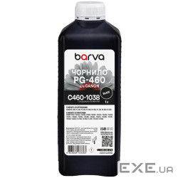 Чорнило Barva Canon PG-460 1 л, special pigment, black (C460-1038)