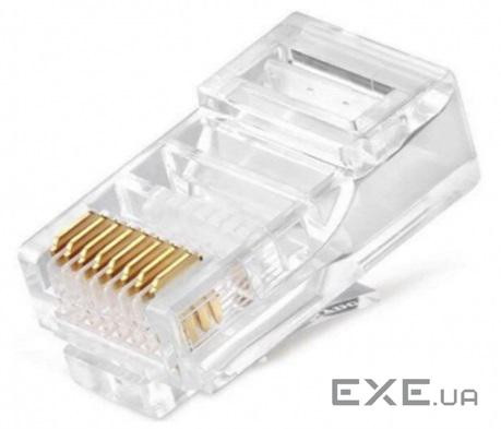 Конектор PIPO RJ-45 UTP Cat.5e 100шт/уп (PPRJ45-UTP)