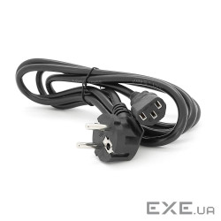 Кабель живлення Schuko CEE7 / 7-C13, 1.8M, CCA, 1.5mm, OEM (євровилка), b (CEE7 / 7-C13-CCA18 / 1.5)