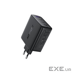 Зарядний пристрій Acefast 4xUSB 100W (3xUSB-C+USB-A) Gan A94 Fast Charger Black (6974316283133)