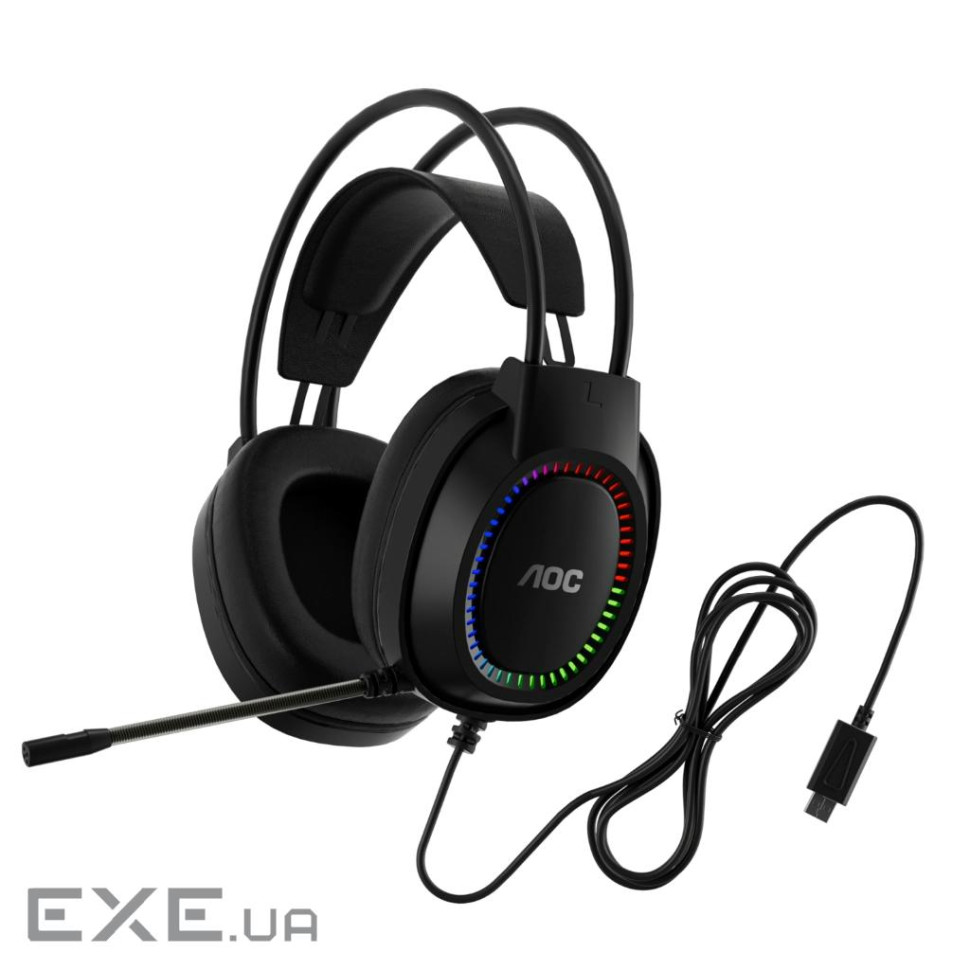 Навушники AOC ACG2500BK RGB Black (ACG2500BK/00)