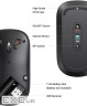 Мишка UGREEN 2.4GHz MU001, бездротова, 4000dpi., 3кн., чорна (90372)