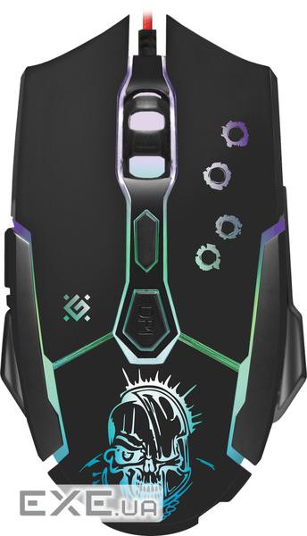 Миша Defender Killer GM-170L, 7кн., 3200dpi, (+коврик) подсветка