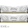 Модуль пам'яті KINGSTON FURY Renegade White/Silver DDR5 8000MHz 48GB Kit 2x24GB (KF580C38RWK2-48)