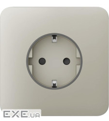 Передня панель для вбудованої розетки Ajax SoloCover for Outlet Basic, ivory (000046677) Ajax SoloCover for Outlet Basic