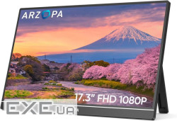 Монітор портативний 17.3'' Arzopa A1 Max Full HD IPS 60 Гц (ARZOPA A1M)