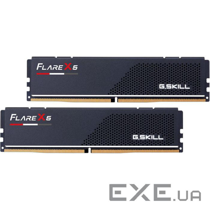 Модуль пам'яті G.SKILL Flare X5 DDR5 5200MHz 64GB Kit 2x32GB Matte Black (F5-5200J4040A32GX2-FX5)