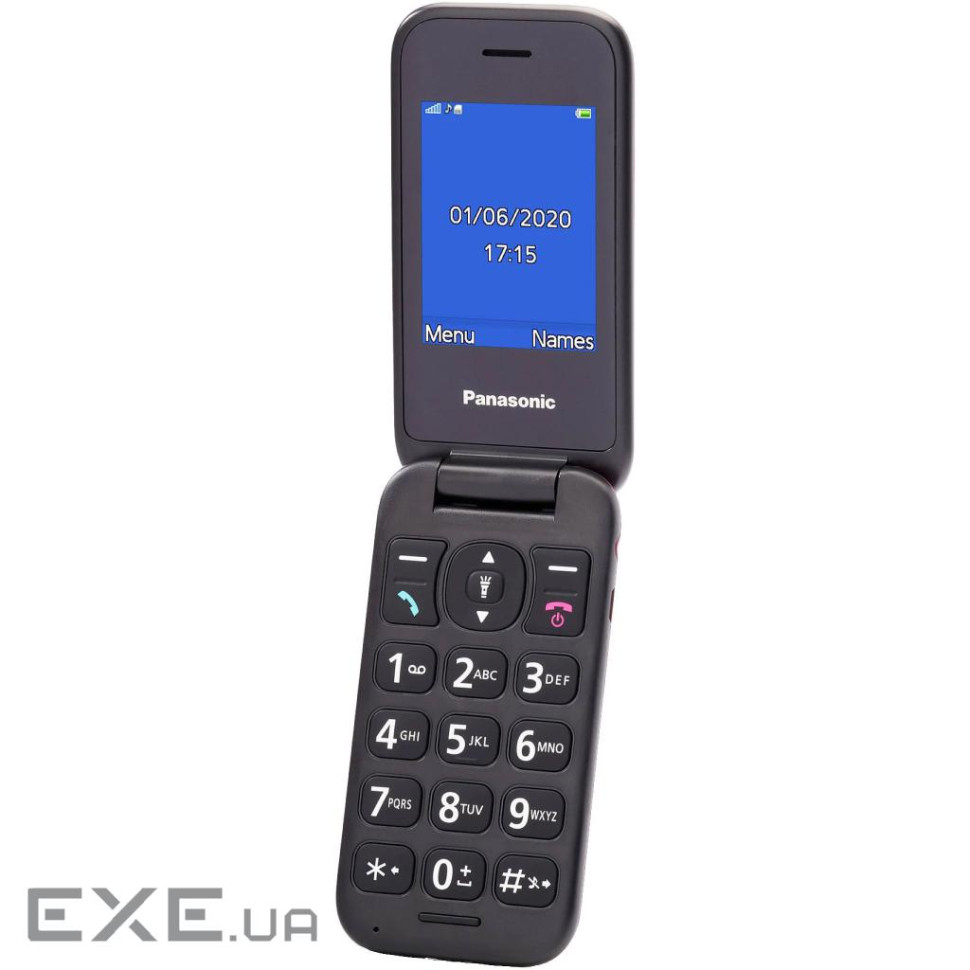 Мобільний телефон червоний PANASONIC KX-TU400EXR PANASONIC KX-TU400EXR