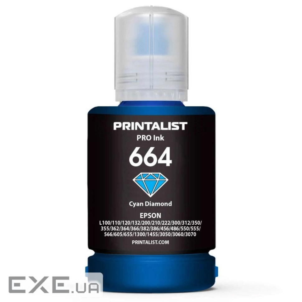 Чорнило Printalist Epson L110/L210/L300 140г Cyan (PL664C)