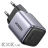 Зарядний пристрій Ugreen 1xUSB 30W Gan Type-C PD Nexode Mini Grey CD319 (90666)