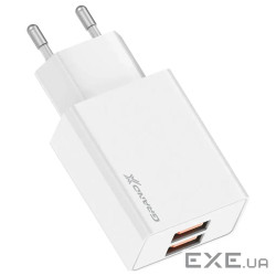 Зарядний пристрій Grand-X CH-15W 2xUSB 10.5W Black