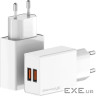 Зарядний пристрій Grand-X CH-15W 2xUSB 10.5W Black
