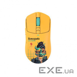 Миша ігрова бездротова Bloody R72 Ultra, жовта з малюнком (R72 Ultra (Renegade Sunset)) (R72 Ultra (Renegade Sunset))