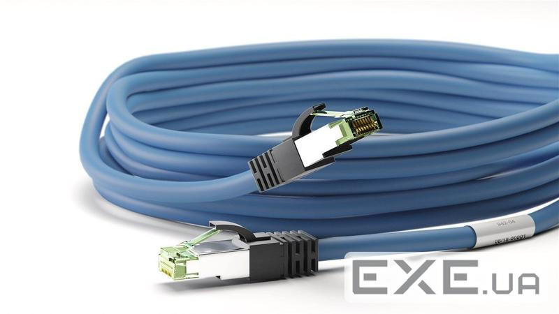Патч-корд екранований RJ45 SFTP8.1 7.5m,patch AWG24 D=8.2mm LSOH Gold Cu,синій (75.04.5663-5) (75.04.5663-5)