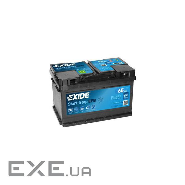 Акумулятор автомобільний EXIDE START-STOP EFB 65A (EL652)
