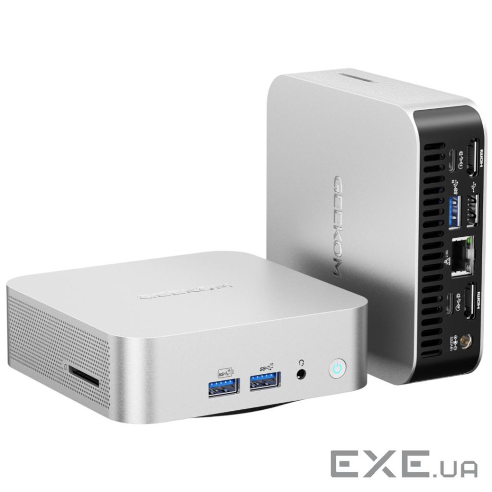 ПК GEEKOM A8 AMD R7-8745HS RAM 16GB, SSD 1TB, WIN11 Pro and Key Pre-Installed (GMA8R78745HS-161T-EU)