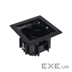 Підлогова коробка люка IP66 1,5xK45 для фальшпідлог, чорний (indoor) (KGT100RF/74)