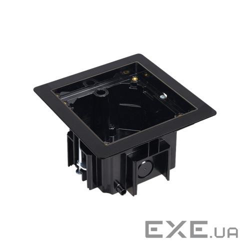 Підлогова коробка люка IP66 1,5xK45 для фальшпідлог, чорний (indoor) (KGT100RF/74)