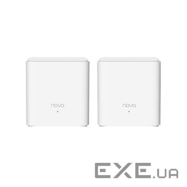 WiFi Mesh система Tenda MX3 (MX3-KIT-2) (AX1500, Wi-Fi EasyMesh, 1xGE WAN, 1xGE LAN, 2 антени по 3