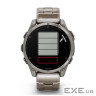 Смарт-годинник Garmin fenix 8 47mm, AMOLED, Saph, Ti/Bare/Graphite w/TiBand,Excl, GPS (010-02904-40)