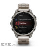Смарт-годинник Garmin fenix 8 47mm, AMOLED, Saph, Ti/Bare/Graphite w/TiBand,Excl, GPS (010-02904-40)