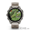 Смарт-годинник Garmin fenix 8 47mm, AMOLED, Saph, Ti/Bare/Graphite w/TiBand,Excl, GPS (010-02904-40)